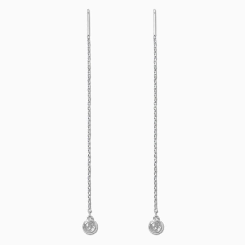 LUV AJ Sea Shell Coil Threader Earring - Silver - NWT - Picture 2 of 3
